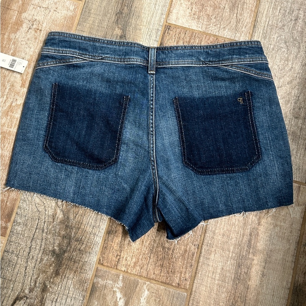 🆕 NWT Anthropologie PILCRO MID-RISE MICRO DENIM SHORTS - Picture 4 of 11